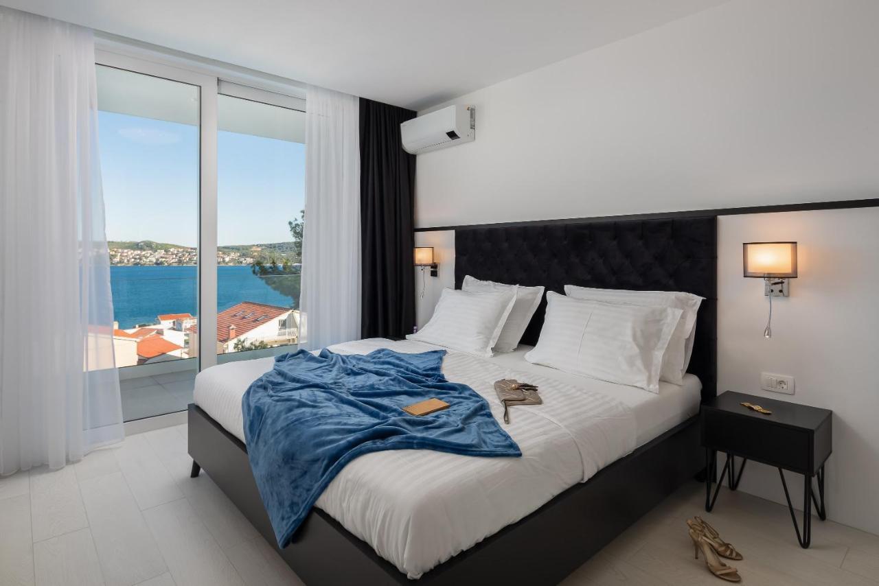 Villa Adria View With Heated Pool I Trogir Bagian luar foto