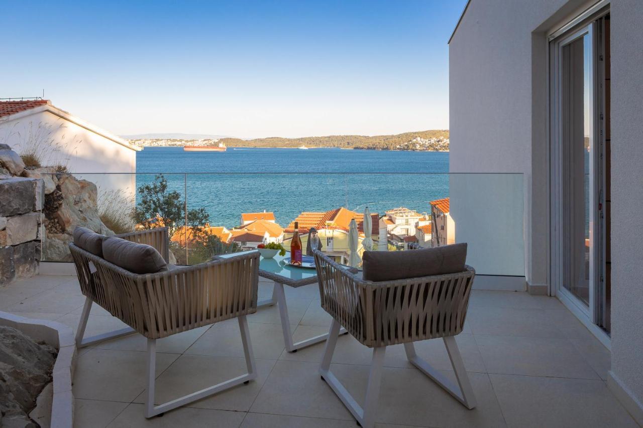 Villa Adria View With Heated Pool I Trogir Bagian luar foto