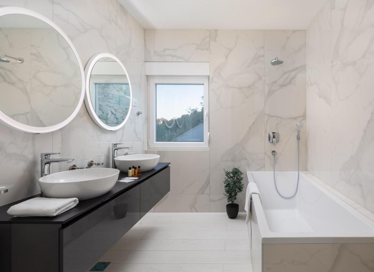 Villa Adria View With Heated Pool I Trogir Bagian luar foto