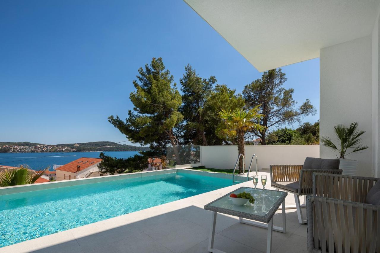 Villa Adria View With Heated Pool I Trogir Bagian luar foto