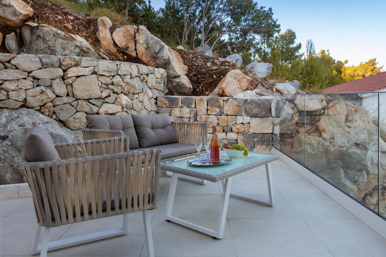 Villa Adria View With Heated Pool I Trogir Bagian luar foto